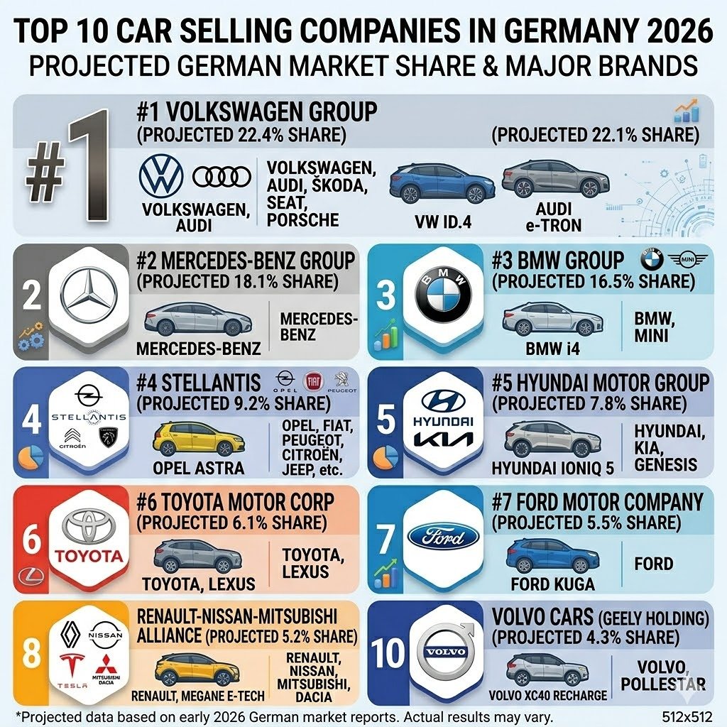 Top 10 Car Selling Company in Germany